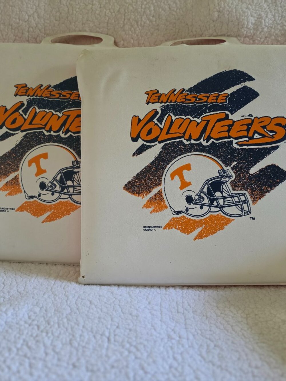Tennessee Volunteers Seat Cushions (2) - Vintage